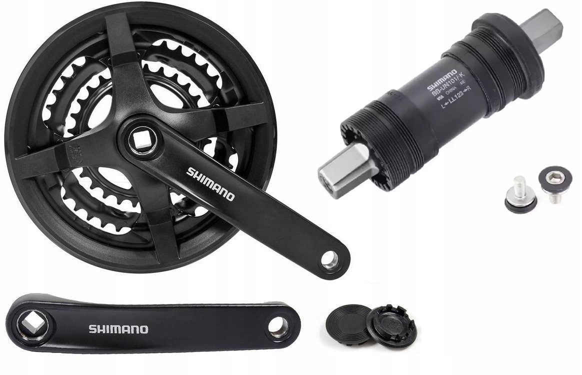 Korba 7/8rz Shimano Tourney FC-TY301 170mm/48x38x28z suport BB-UN101