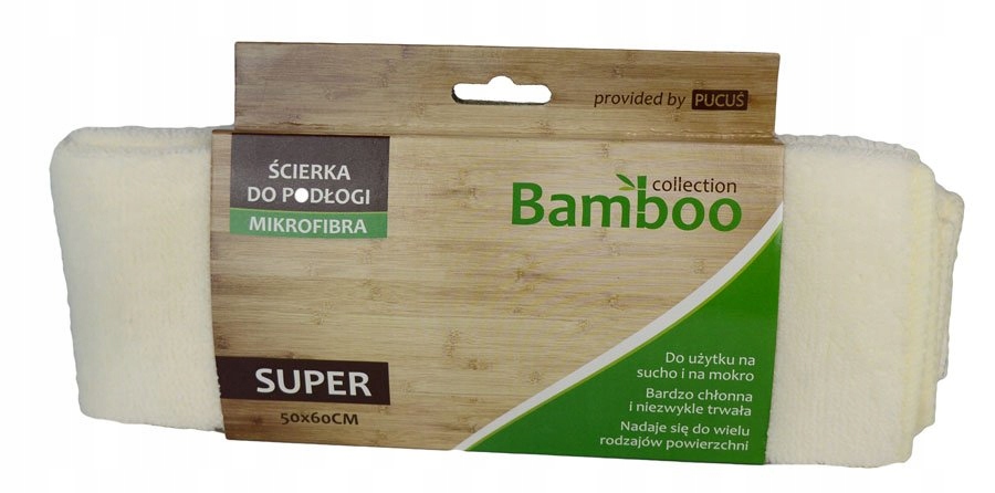 

Ścierka do podłogi bambusowa 50x60cm Bamboo