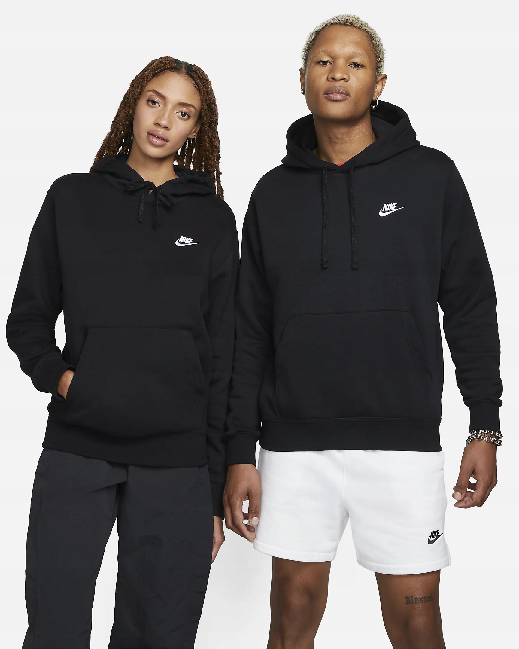 pánská mikina Nike Sportswear černá s kapucí BV2654-010 L