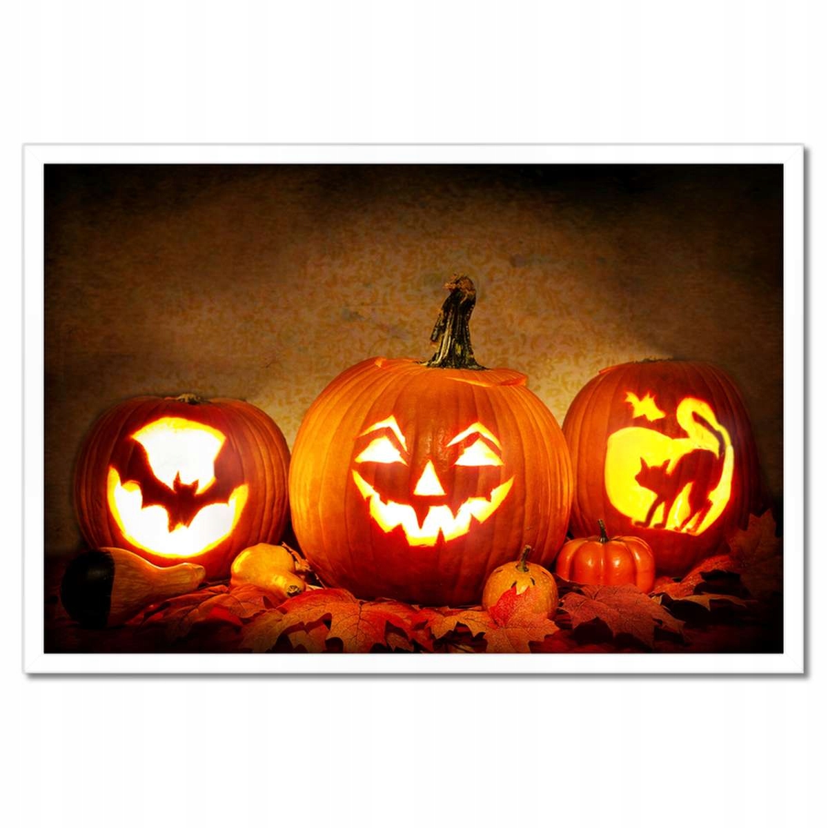 Plakáty v rámu 60x40 Halloween Dýně