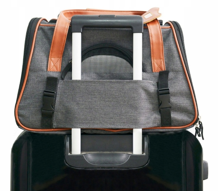 Transporter dla psa K&m brązowy S 49 cm x 30 cm 27 cm