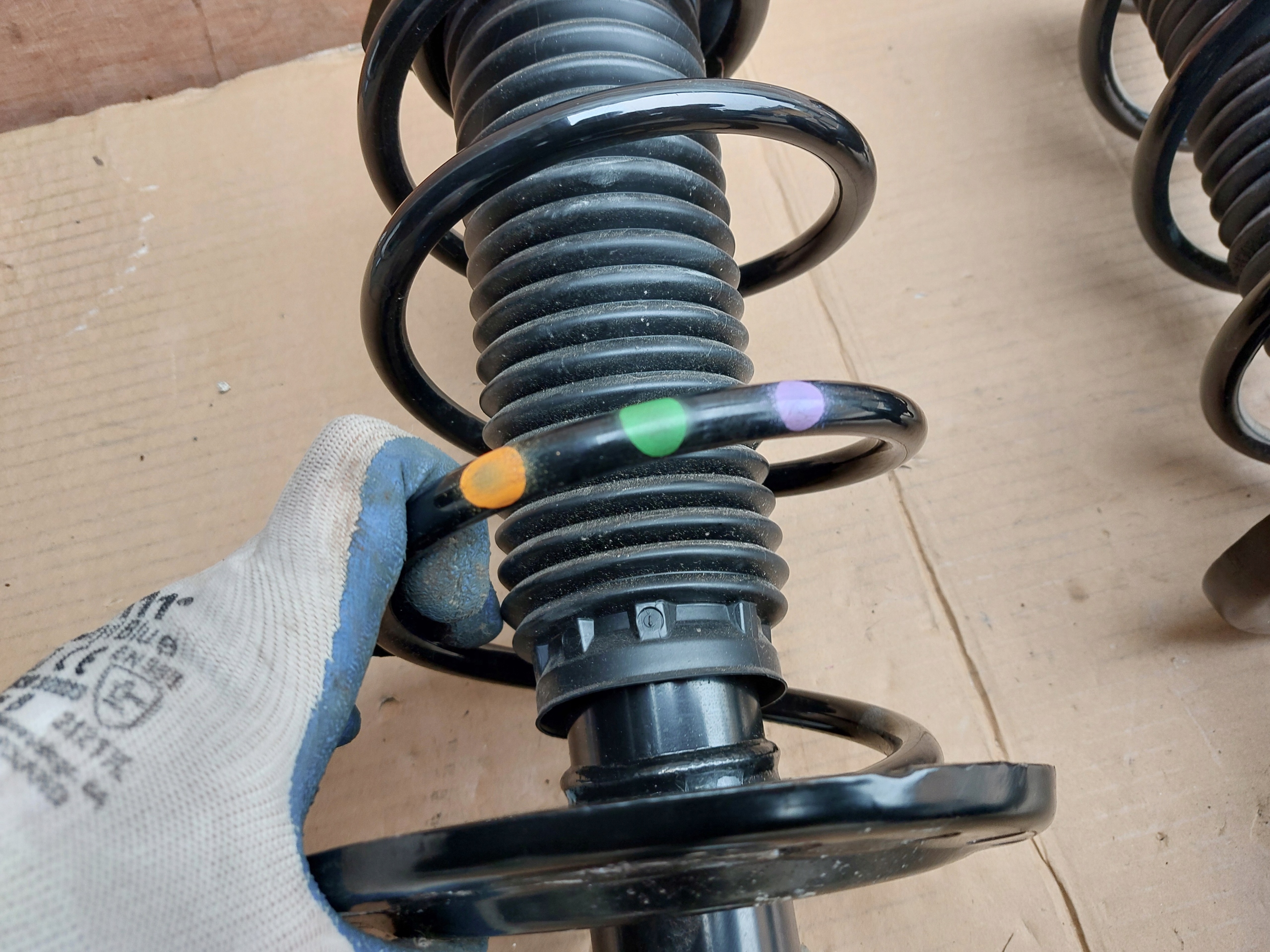 OPEL CORSA F 23r E shock absorber spring right left front new