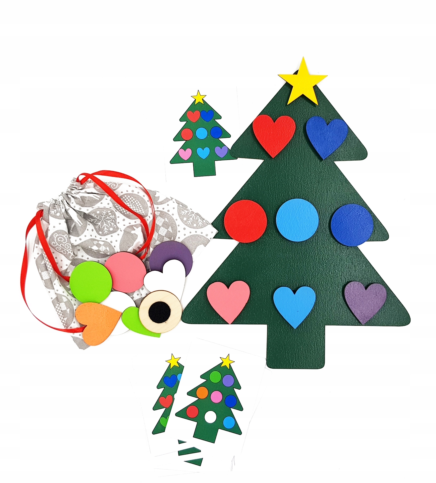 

Choinka układanka lewopółkulowa Schematy karty