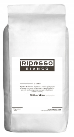 Riposso Bianco 1kg 100% Arabica Kawa ziarnista
