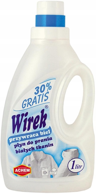 

Wirek płyn do prania białych tkanin 1L