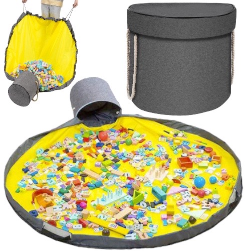 

Kosz Z Matą Zabawki Organizer Worek Pojemnik Mata