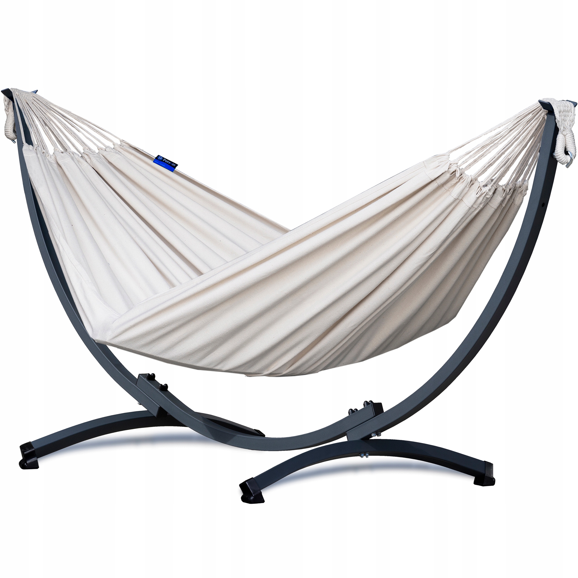 Hamak ogrodowy stelaż stalowy do 200 kg zestaw hamakowy Potenza