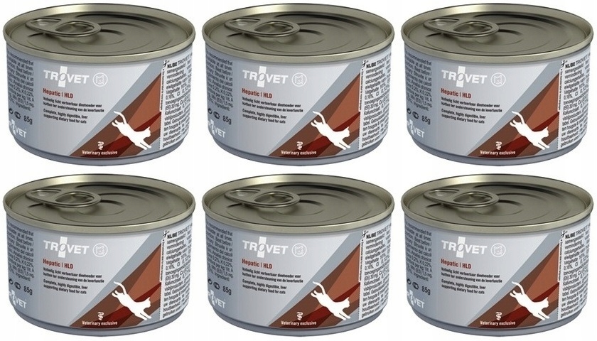 Levně Trovet Cat Hepatic Hld 6 x100 g mokrá strava Kočky játra střeva slinivka břišní