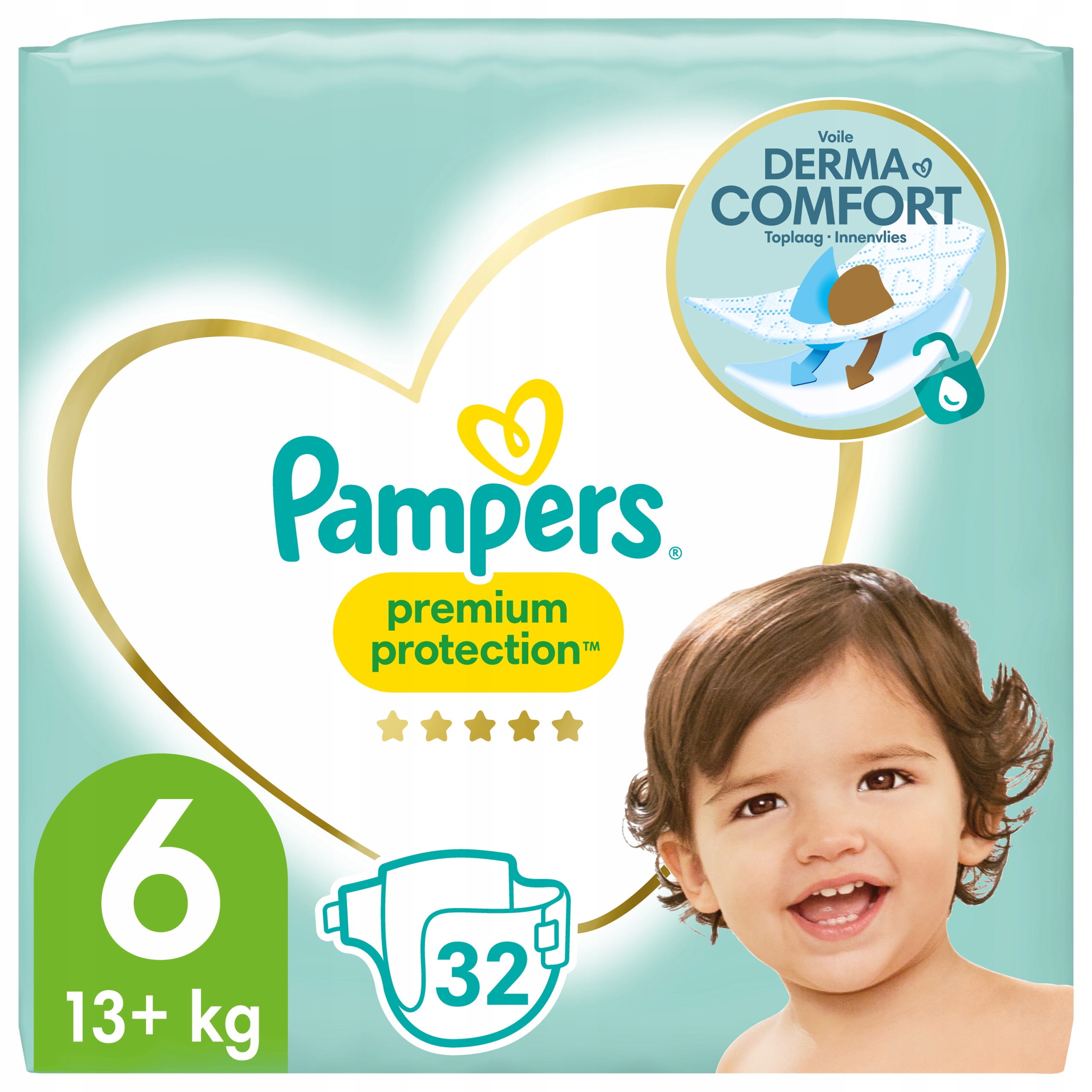 Pieluszki Pampers Premium Protection Rozmiar 6 35 szt.