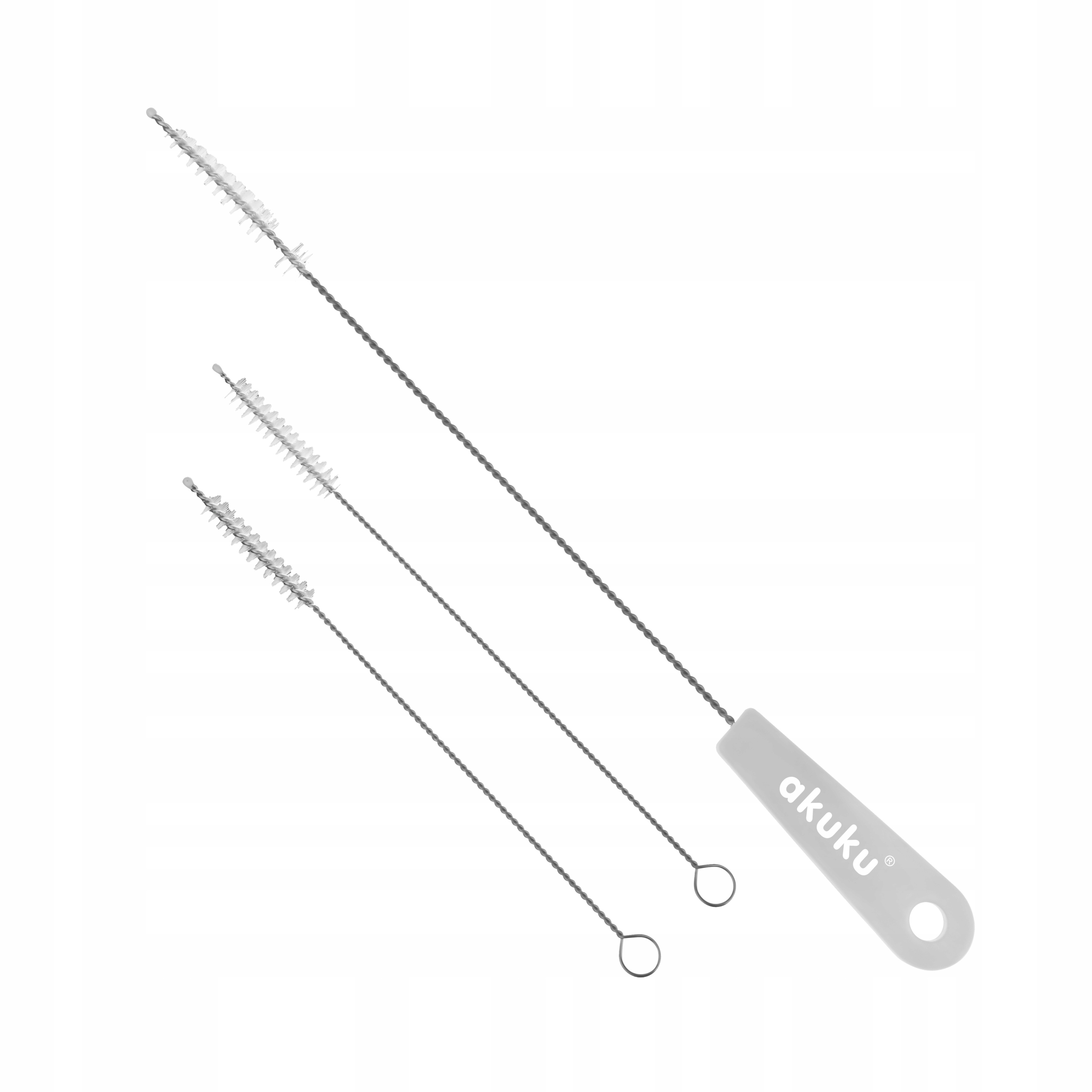 AKUKU SZCZOTECZKI DO CZYSZCZENIA SŁOMEK I RUREK