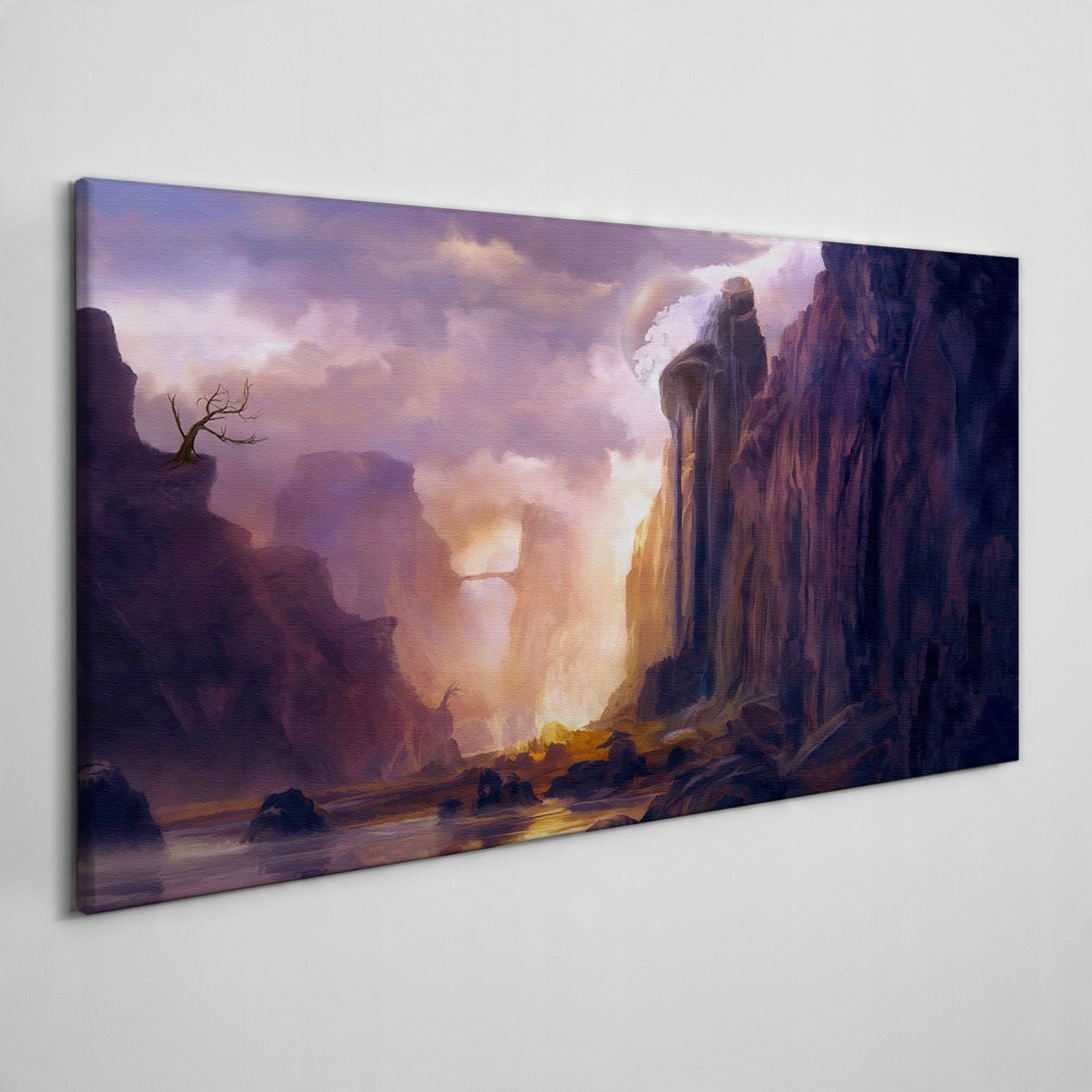 

Obraz na płótnie na ramie Góry chmury 140x70 cm
