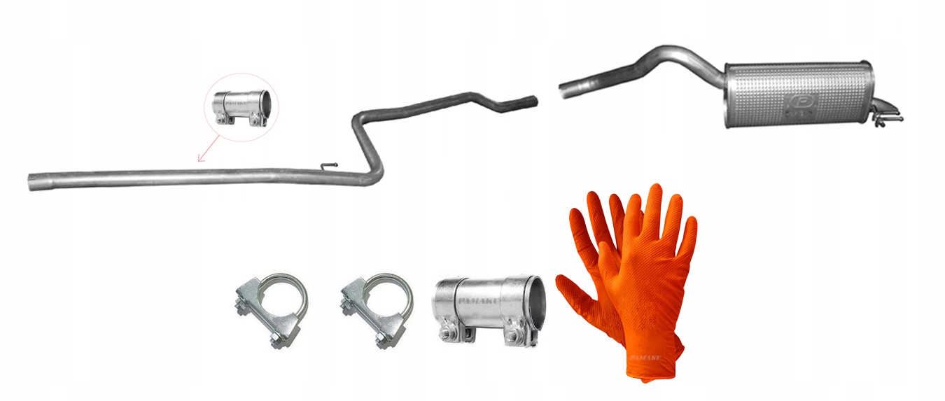 Opel Combo 1.3 Td 55-59-66-70 kW (od roku 2012) Lwb Trubka Tlumič