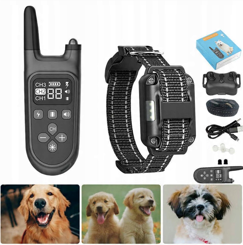 Levně Elektrický Výcvikový Obojek Pro Psa Pro Trénink Výcviku, Účinný