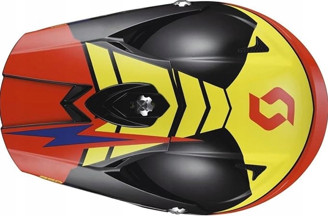 Kask Motocyklowy Scott 350 Pro Podium Ece Czarno/Pomarańczowy (Rozmiar:M) Model Scott 350 Pro Podium Ece