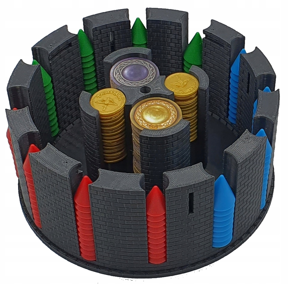

Talisman Magia i Miecz organizer na żetony Wieża