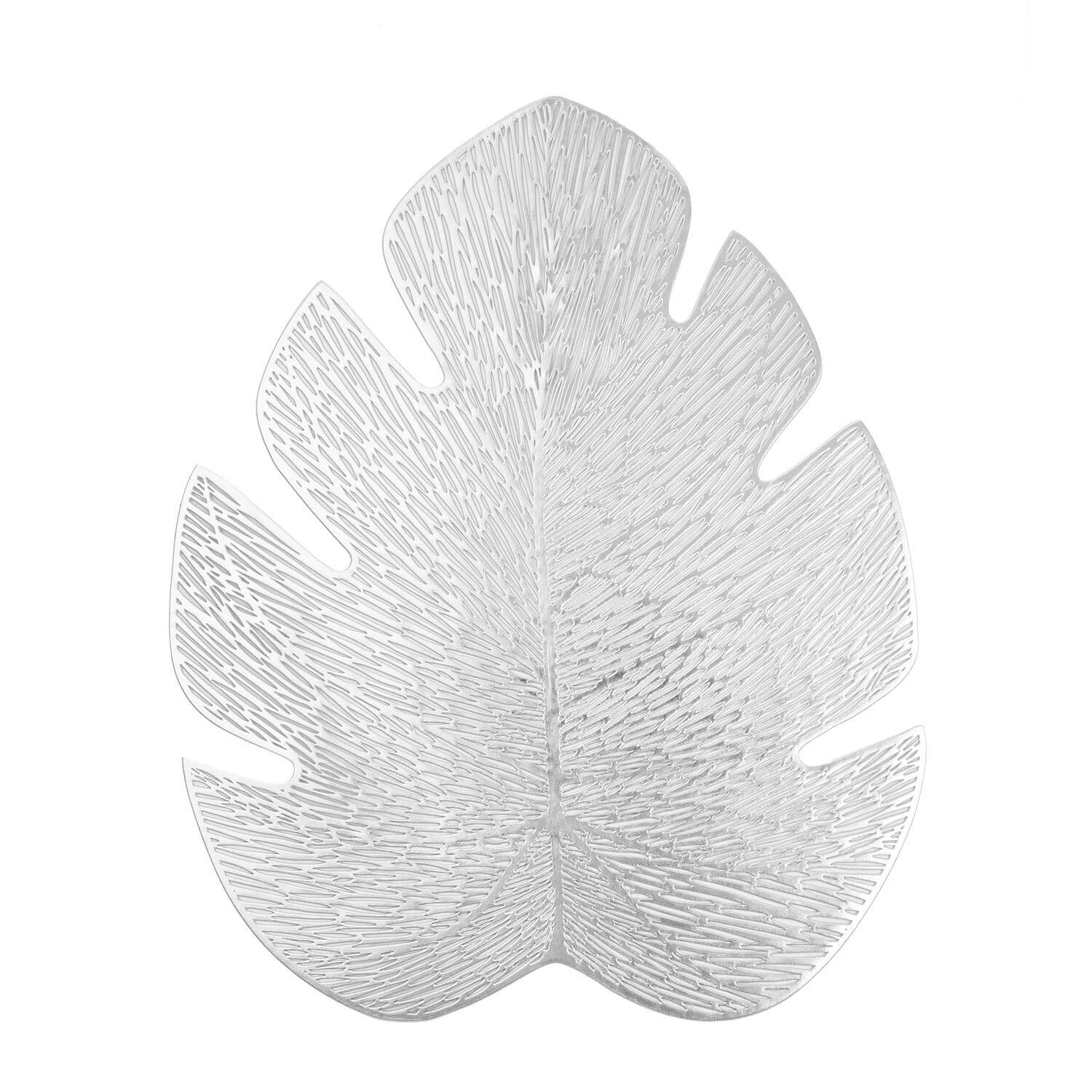 

Srebrna Podkładka Pod Talerze 44x36 Monstera