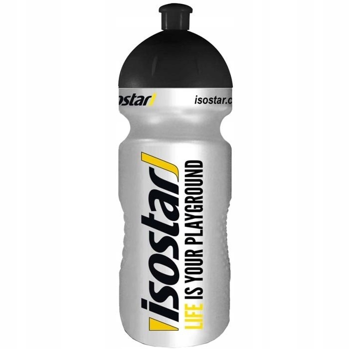 Isostar Bidon srebrny z ustnikiem 650ml