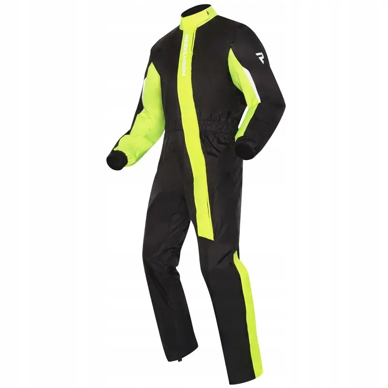 Kombinéza Do Dažďa Rebelhorn Travel Black/fluo Yellow veľkosť XXL