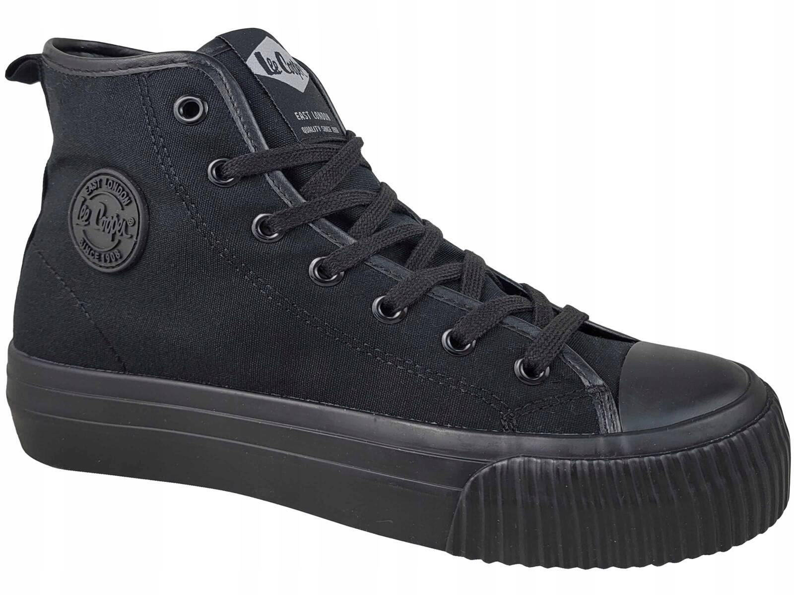 Lee Cooper Lcw 24 02 2134 Buty Trampki Gruba Podeszwa Platforma Czarne