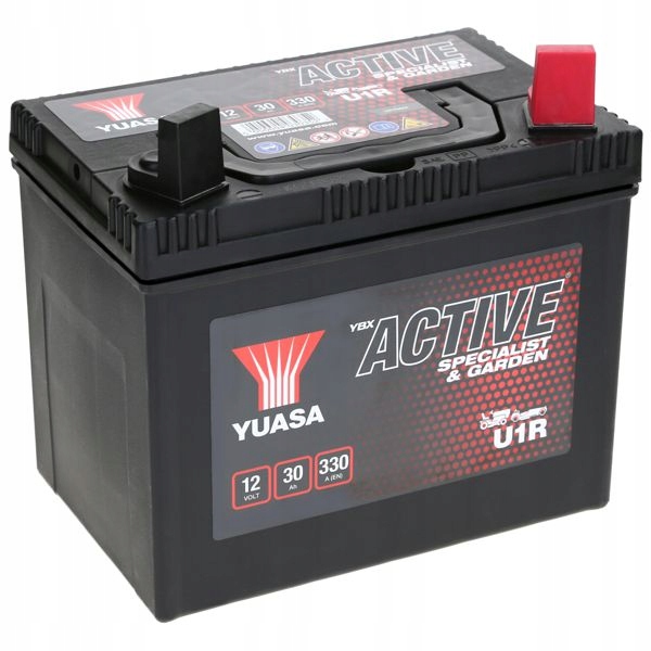 Akumulator Yuasa Active Garden U1R +prawy 12V 30Ah 330A kosiarka, traktorek