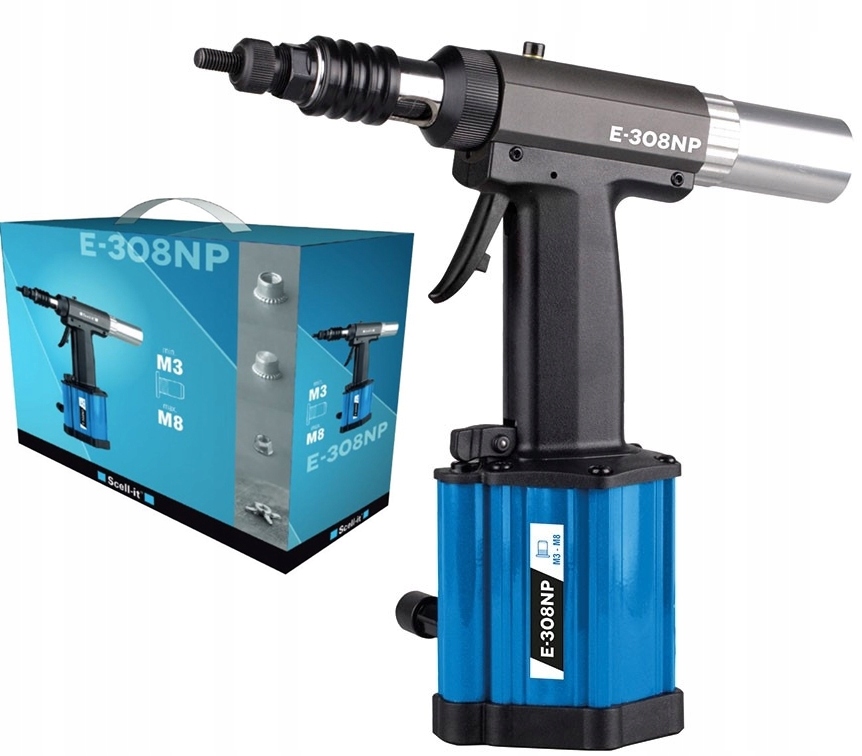 

Nitownica pneumatyczna M3-M8 Scell-it E-308NP