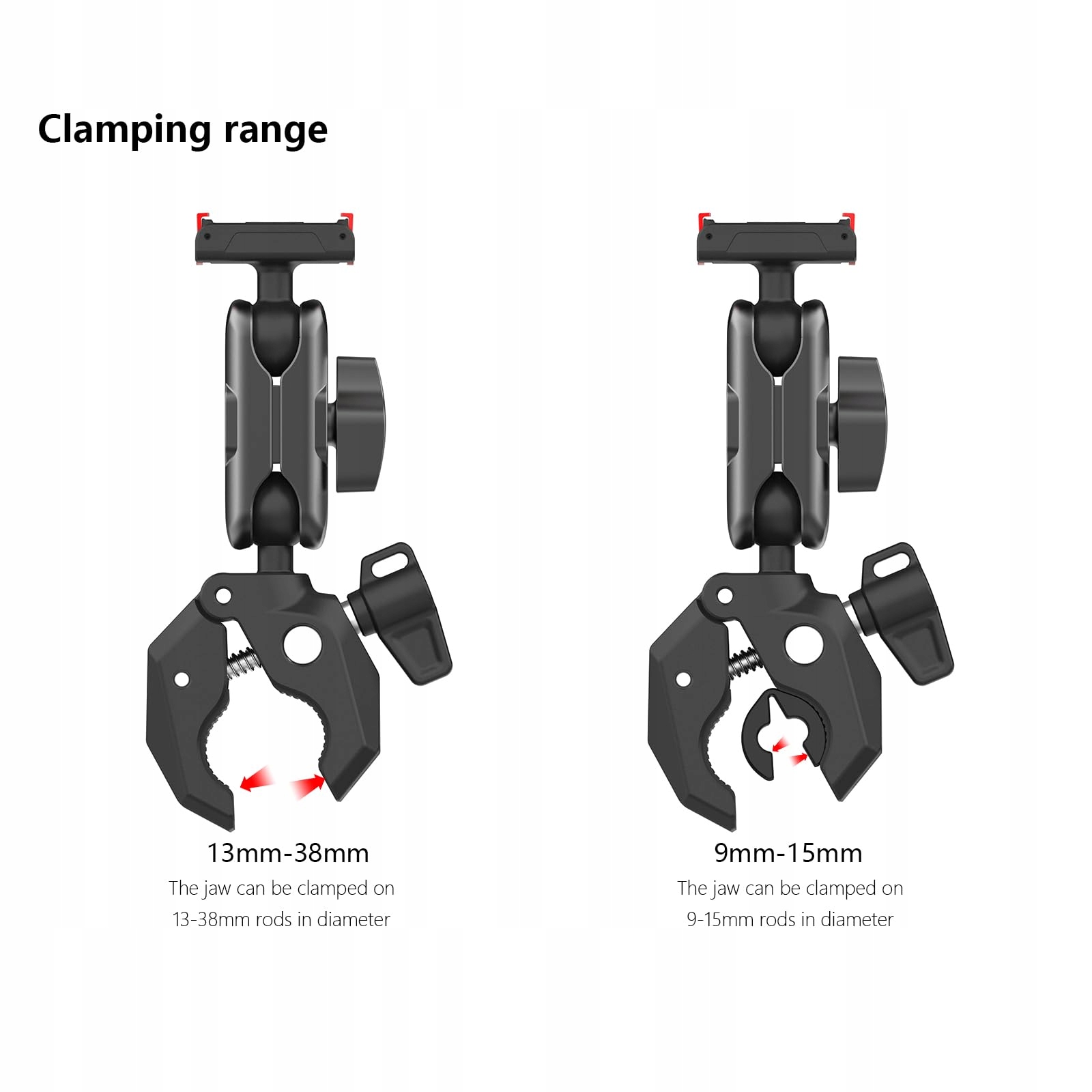 Uchwyt Kierownicy DJI Osmo Action 5 Pro 4 3 Motocykl Rower Klamra NEOSOU — miniatura 3