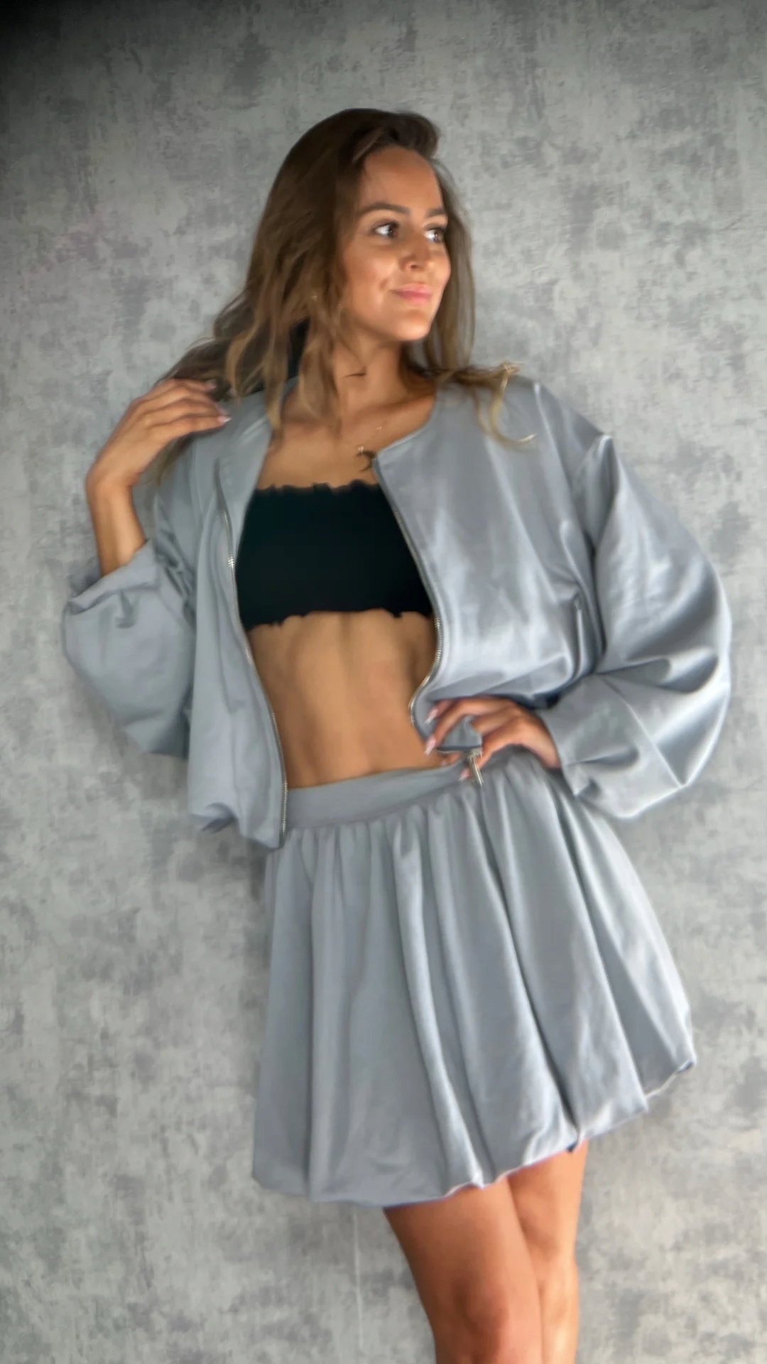 Dámská Mikina Cocomore Sporty tmavě šedá velikost S