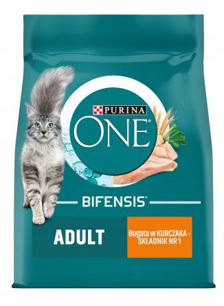 Levně Krmivo suché pro kočky Purina One Adult, kuře s obilím 5,7 kg