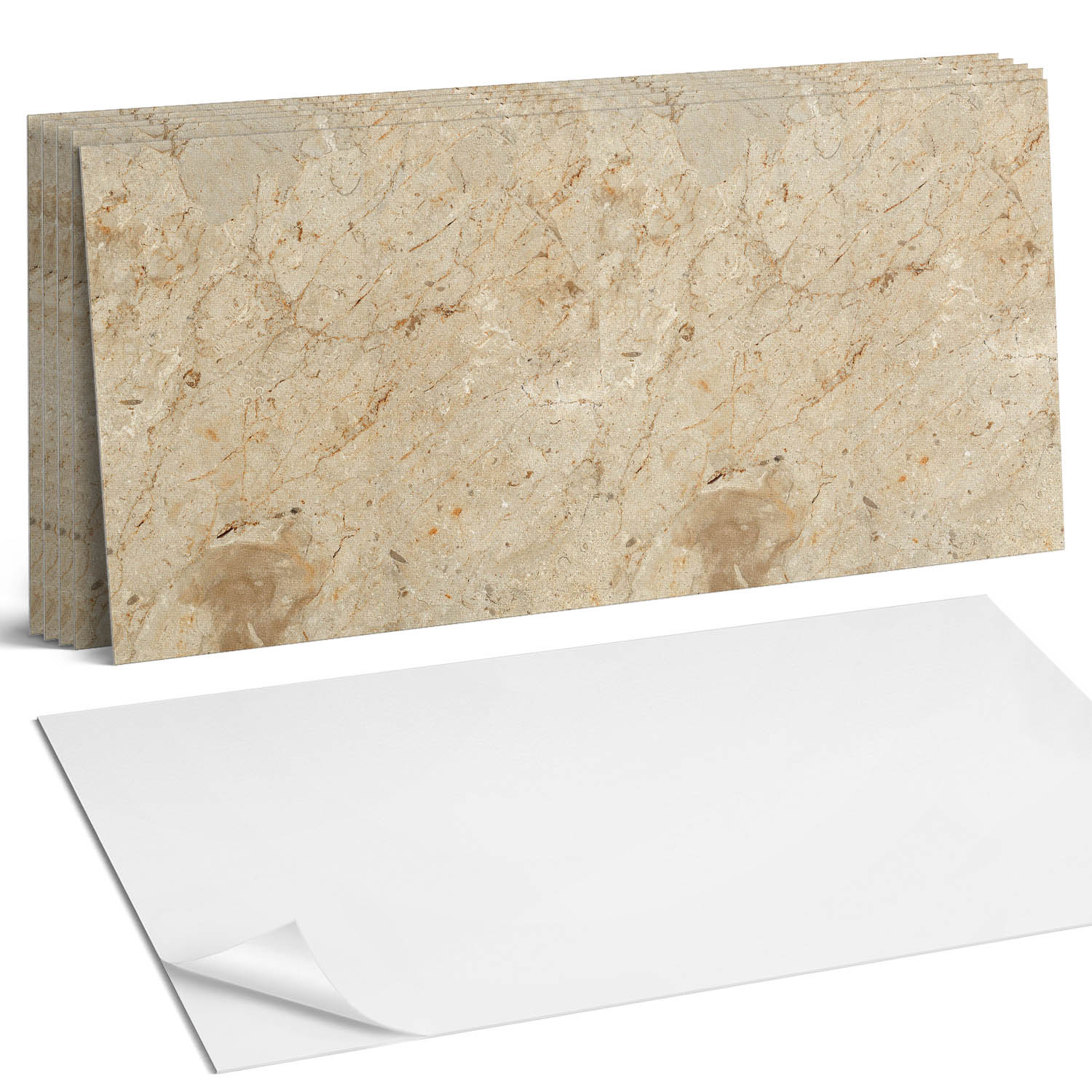 Sada Pvc dlaždíc Grafický vzor odkazujúci na kameň 6 x 60 x 30 cm