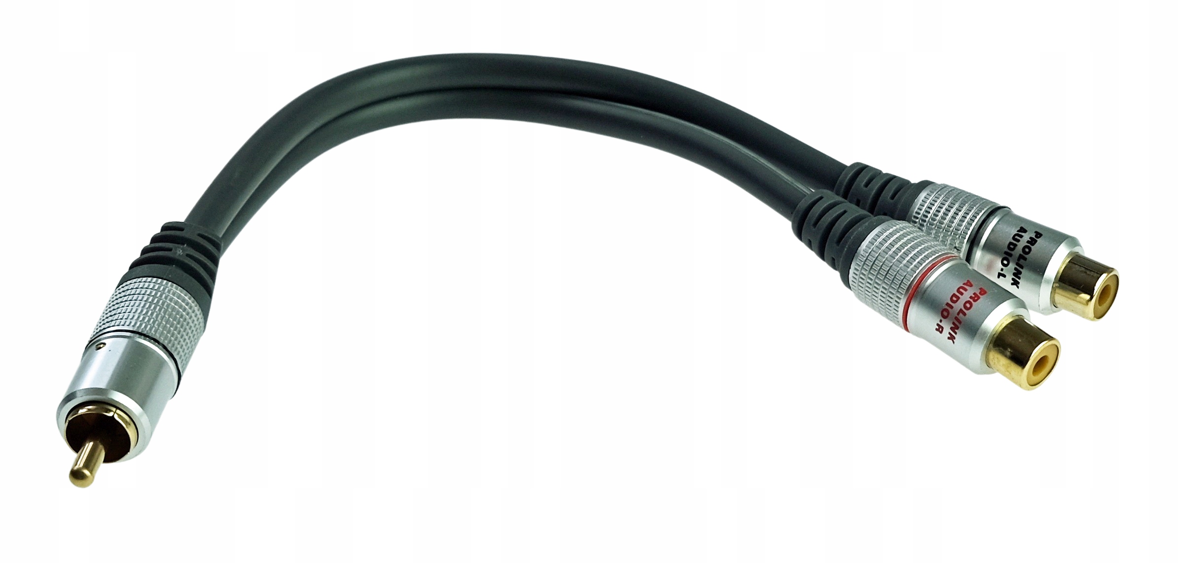 Rozdzielacz adapter Prolink EX 1RCA-2GN. RCA 0,2m