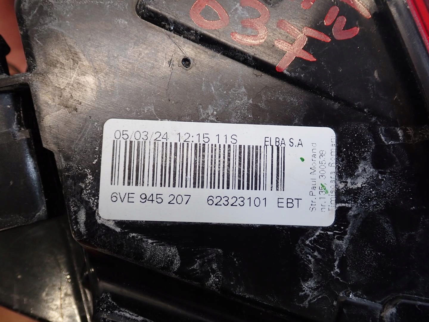 light rear part rear left SKODA FABIA IV HB 2022- 6VE945207