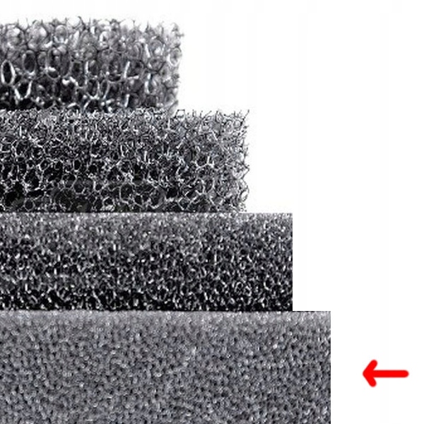 Arkusz do filtra powietrza gąbka filtracyjna małe mikro pory 300x480x20 mm