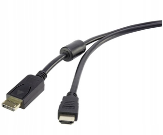 Renkforce DisplayPort / HDMI Kabel 5.00 m z rdzeni
