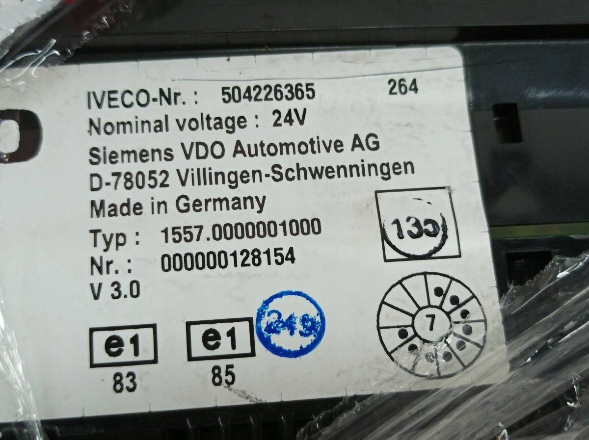 dials 504226365 7.8 D 310 KM Iveco Stralis