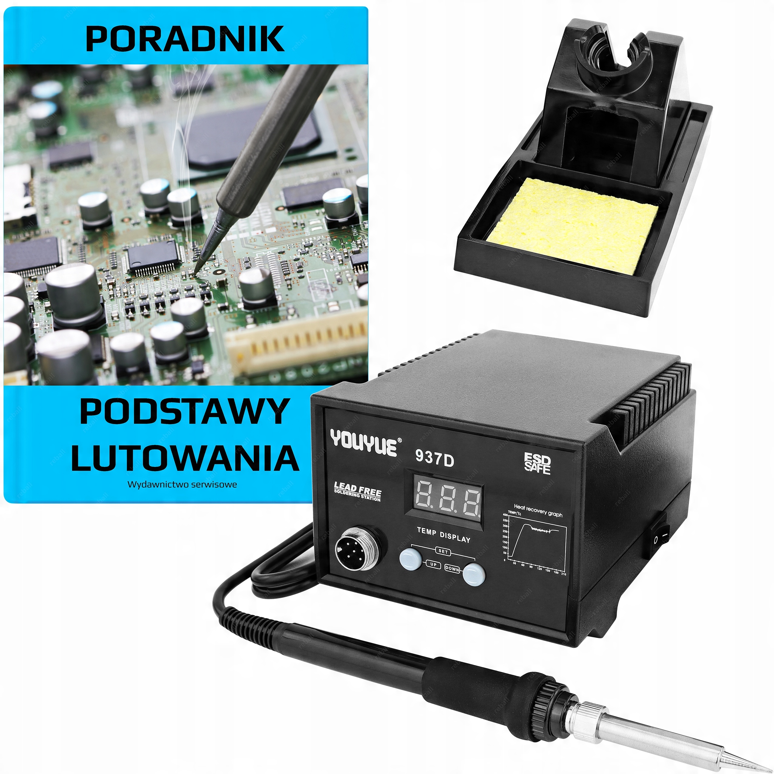 

Cyfrowa Stacja Lutownicza Youyue 937D 90W 900M
