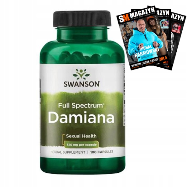 

Swanson Damiana Liść 510mg 100k Libido