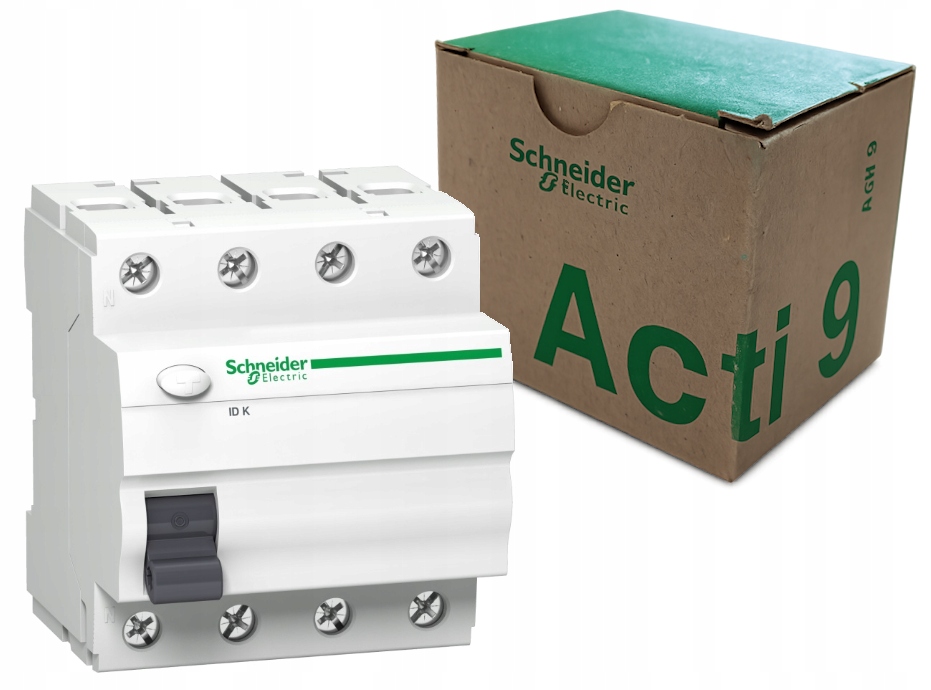Schneider Acti 9K Wyłącznik Różnicowoprądowy 4P 40A 300mA typ Ac A9Z06440