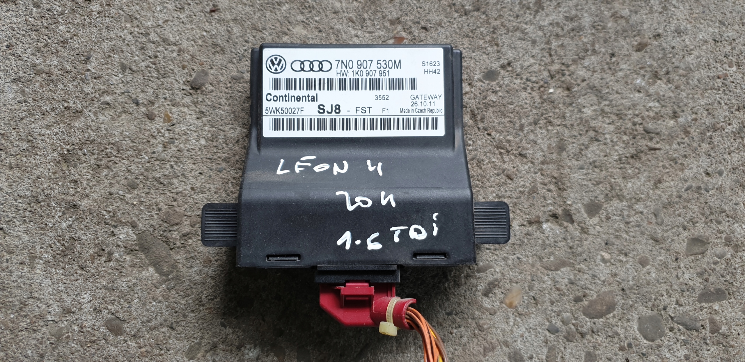 module control unit GATEWAY SEAT LEON II 2008- 7N0907530M