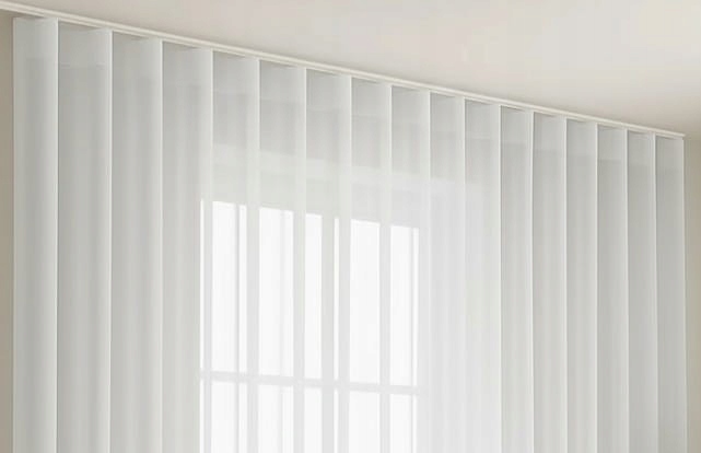 Hotová Záclona Voál Hladká Ecru S Olovenou Páskou Wave 650 X 230