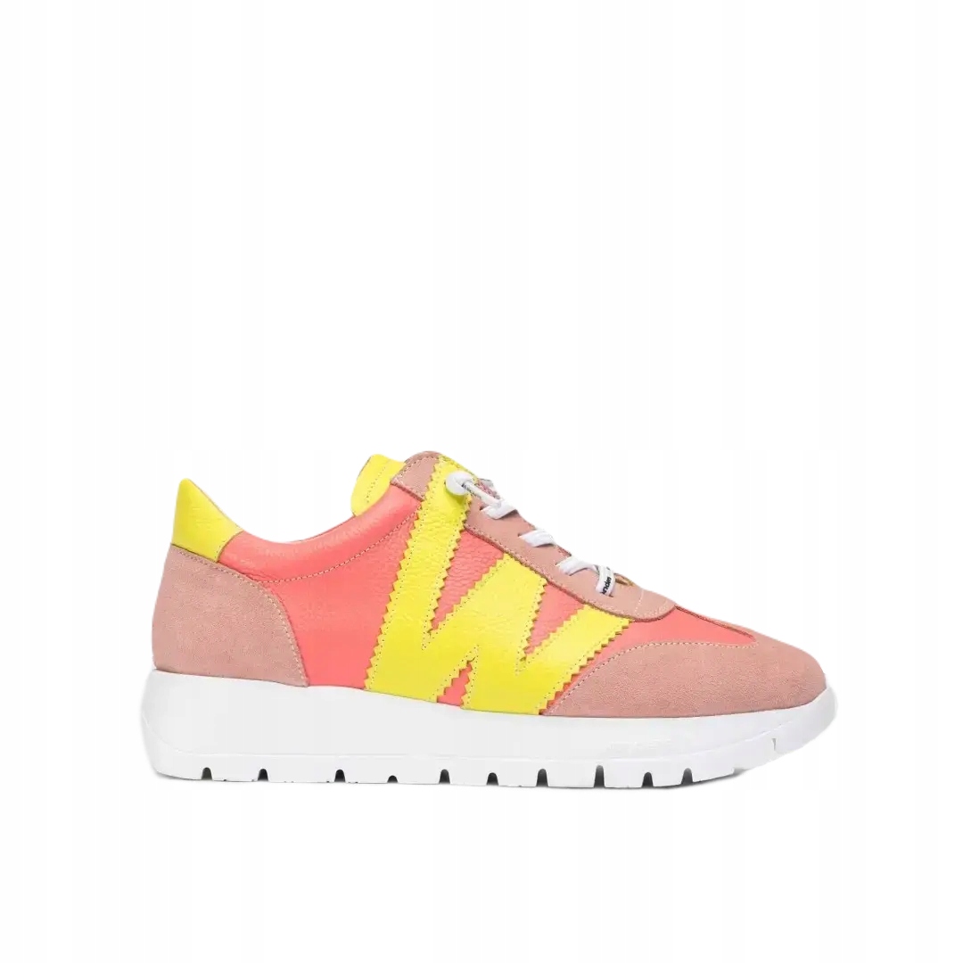 Dámské tenisky Wonders A-2476 combination coral/cyber 37, Coral