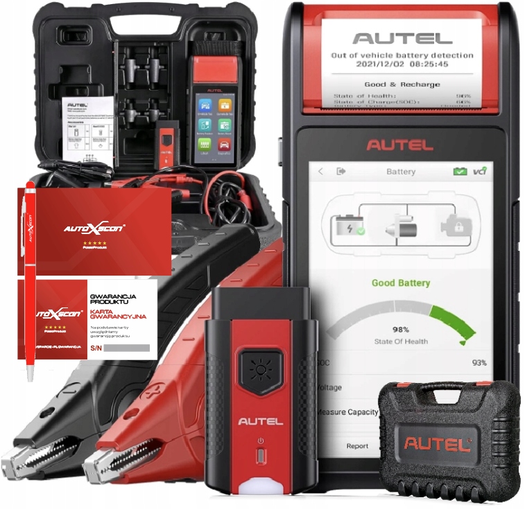 Autel BT608 Tester Baterií Diagnostický Tisk