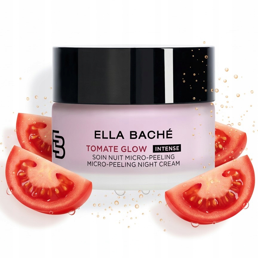 Ella Baché Tomate Glow noční krém s Aha pro regeneraci a zářivost pleti 50 ml