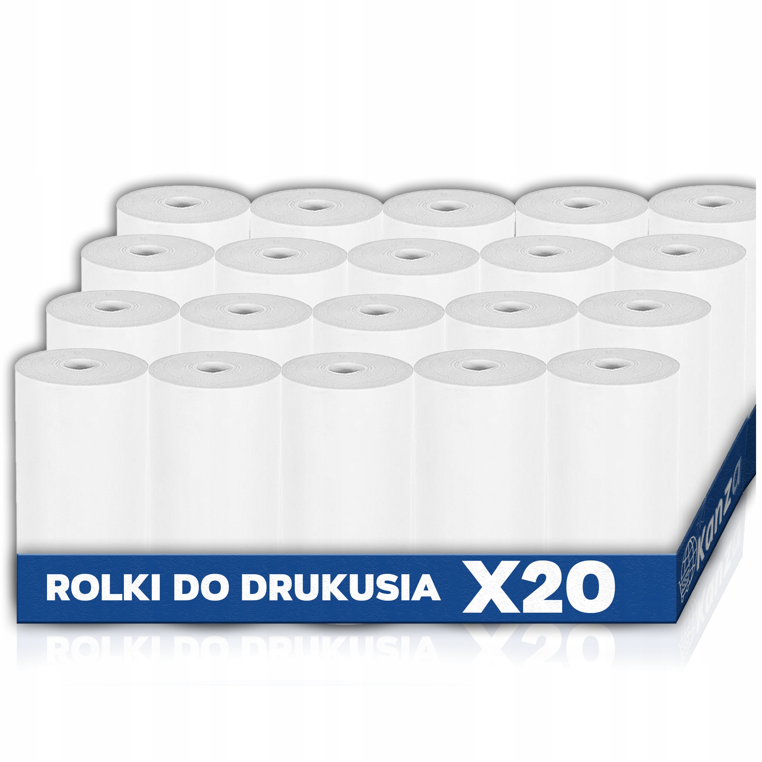 Papier termiczny Kanza do etykiet 57 mm x 4 m 20 szt.