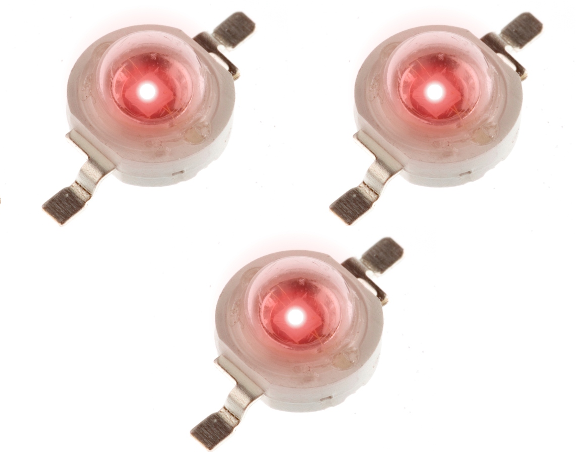 

Dioda Power Led 3W Epistar Red czerwony 625nm