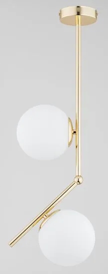 Liberty zlatá závesná lampa moderná, 2-bodová 62267 Alfa