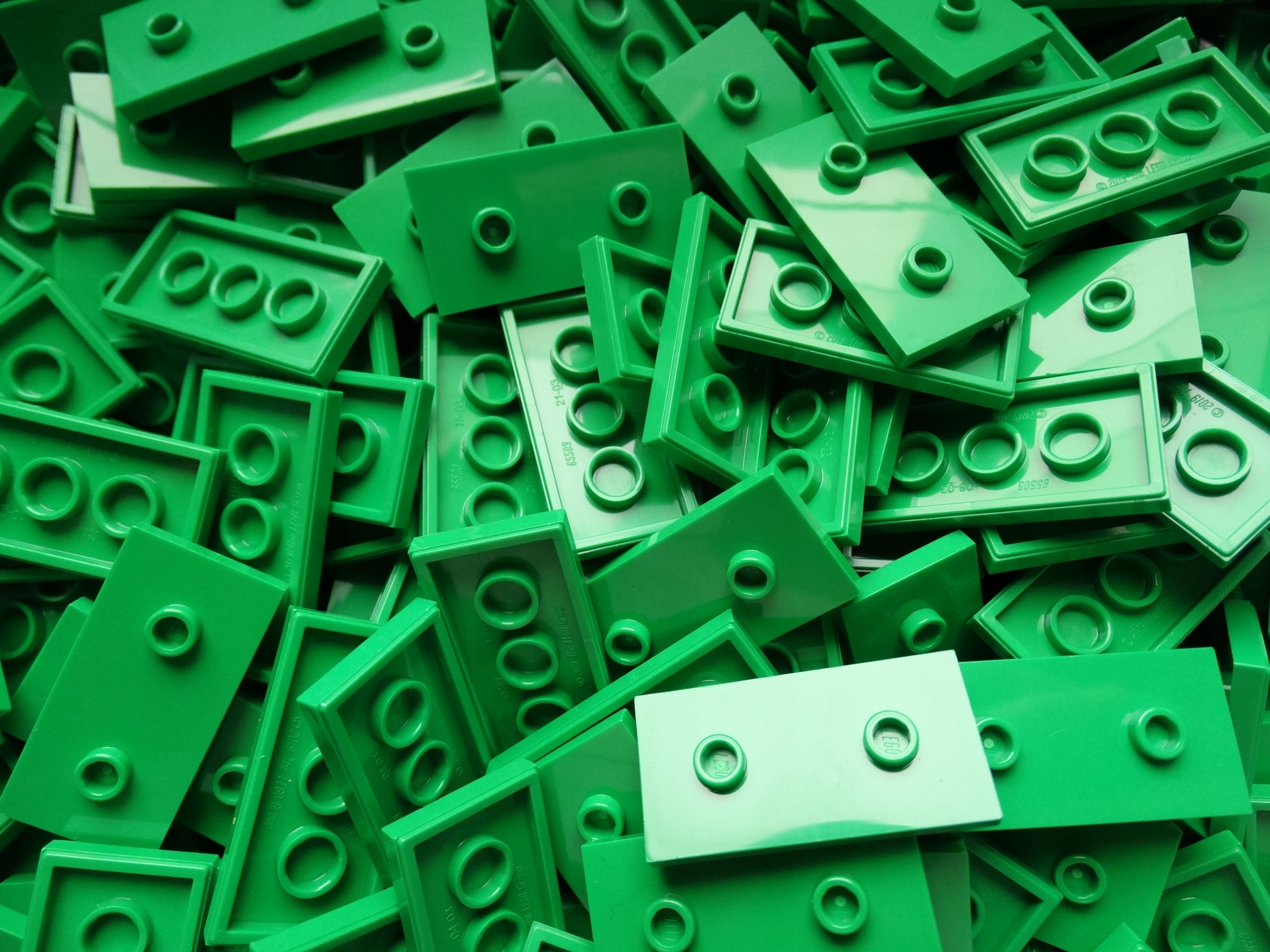 

Lego 65509 plate wypustka 2x4 Bright Green 10 szt