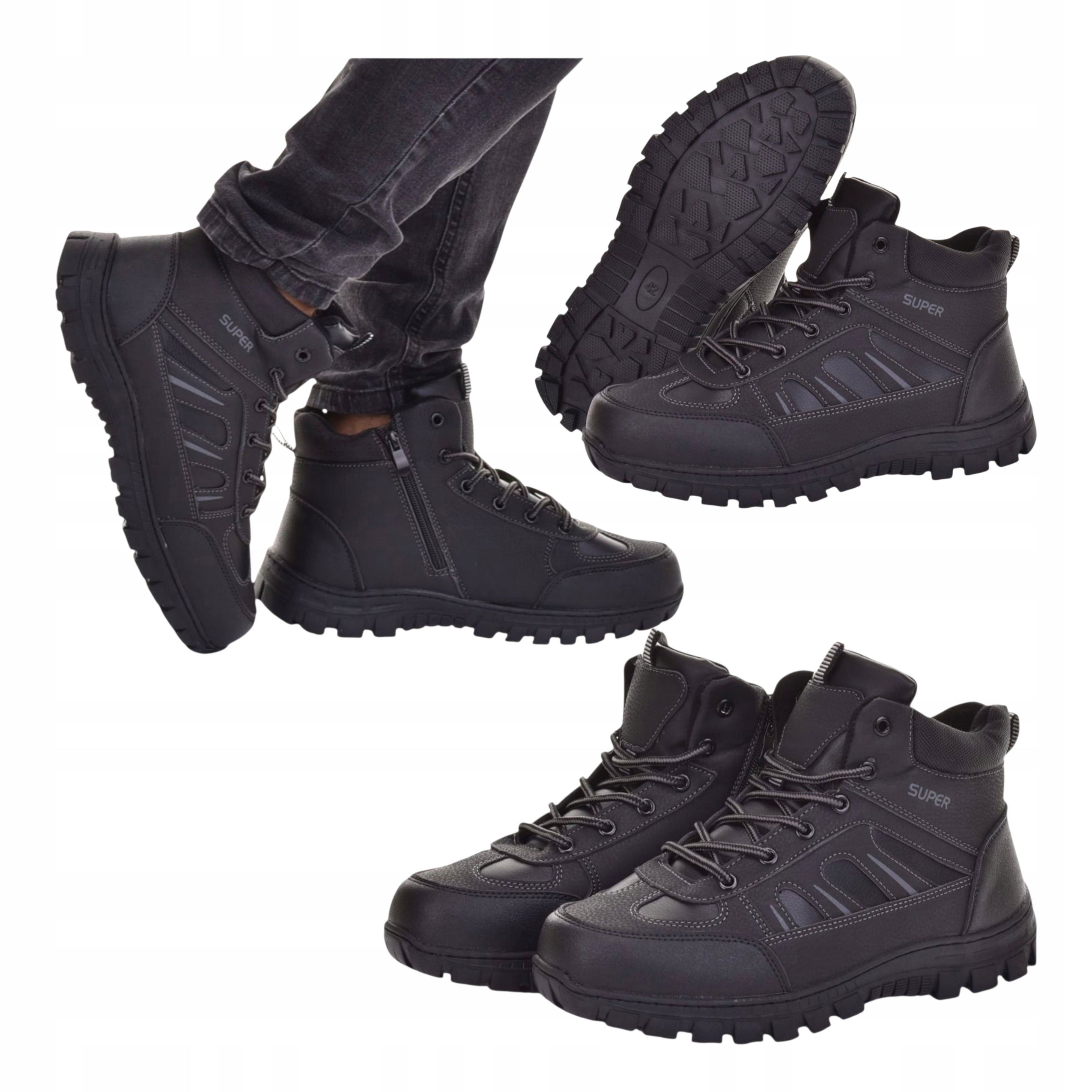 Pánské sportovní tenisky Adidas Trekkingové kožené semišové černé 41