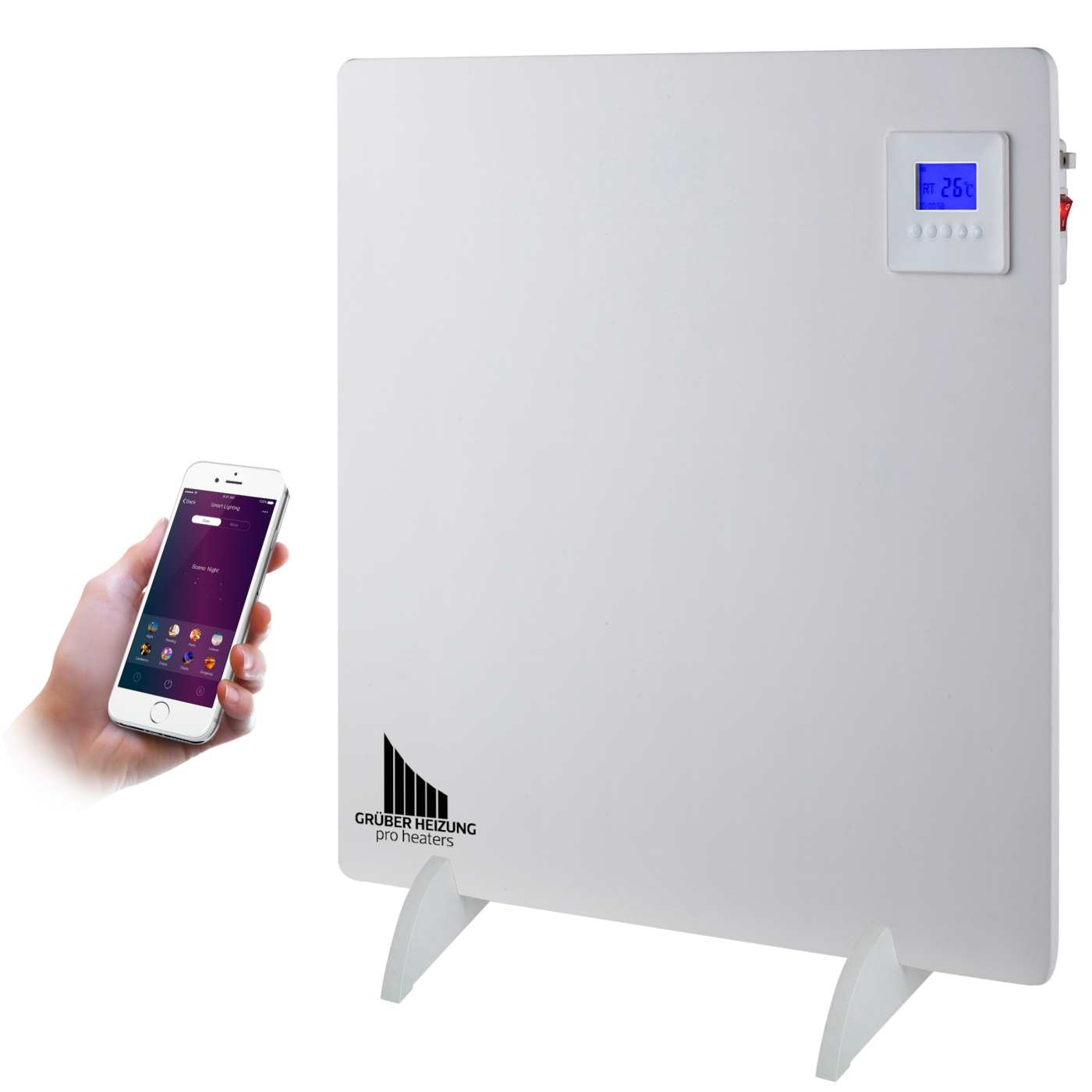 

Panel grzewczy Ir podczerwień grzejnik LCD +WiFi