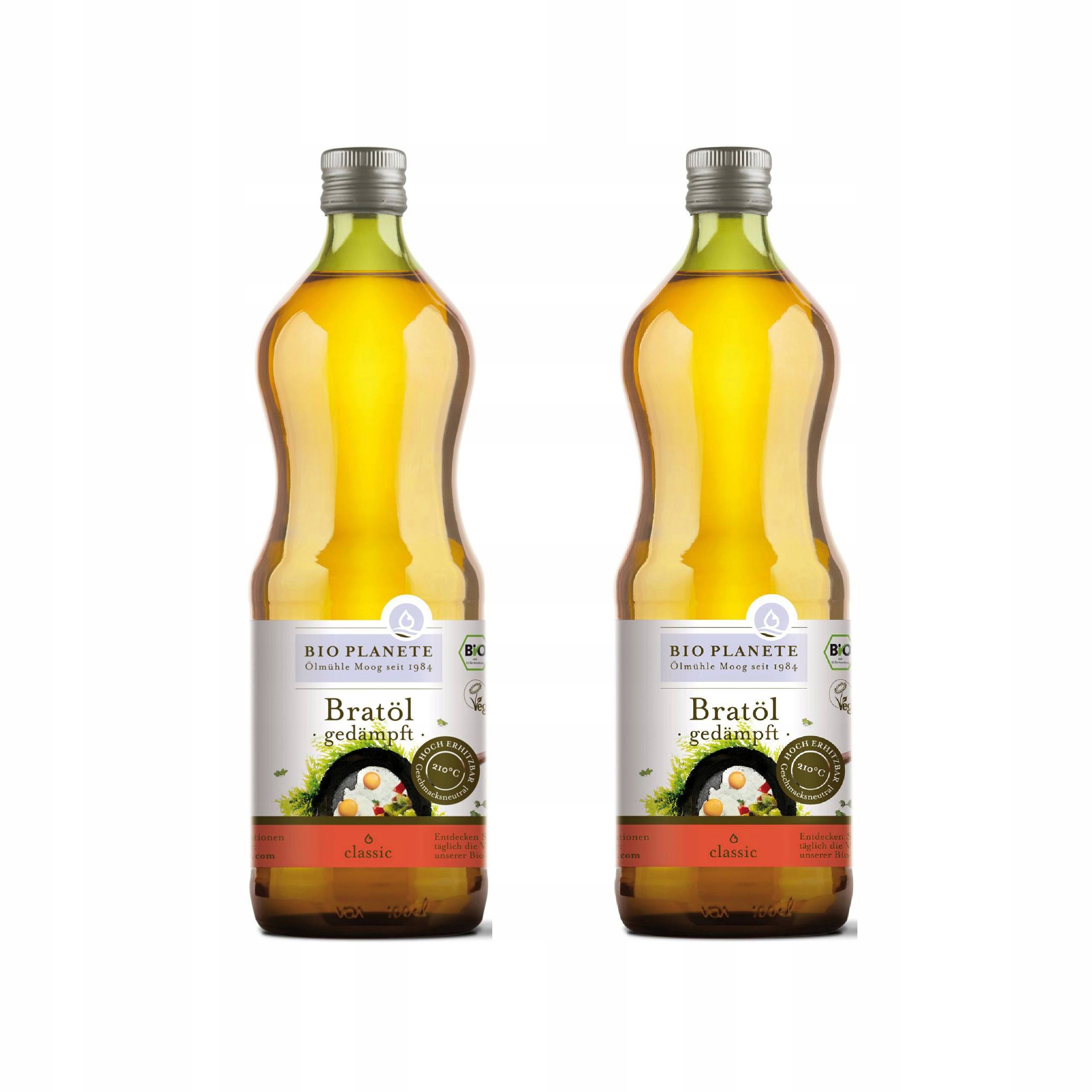 2x Olej Do Gotowania I Smażenia Bio 1 L Bio Planete