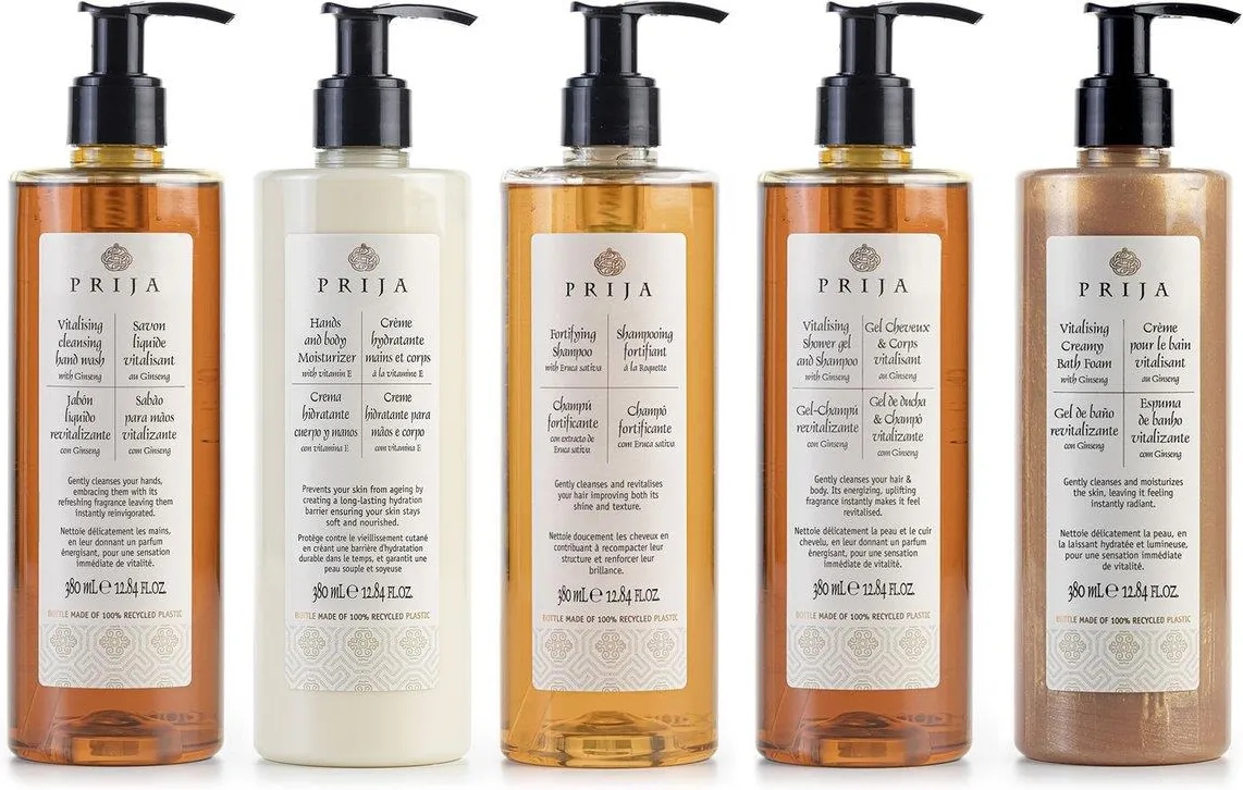 Prija Zestaw 5 Kosmetyków 380ml do Spa i Luksus, Pielęgnacja